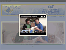 Tablet Screenshot of angelsathomecareks.com